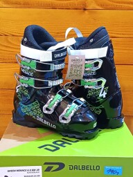 LYŽIARKY DALBELLO GREEN MENACE 4.0 GW JR BLACK 22MP ---MODEL 2024---